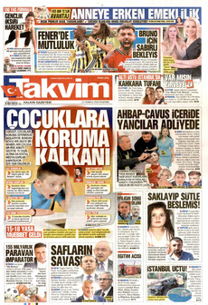 TAKVİM 23 Temmuz 2026 gazete manşeti
