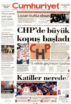 CUMHURİYET 24 Temmuz 2026 gazete manşeti