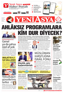 YENİ ASYA 24 Temmuz 2026 gazete manşeti