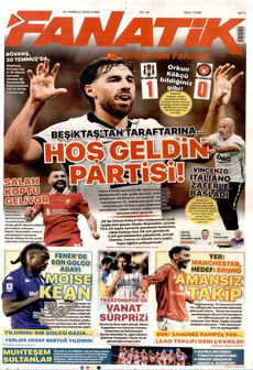 FANATİK 24 Temmuz 2026 gazete manşeti