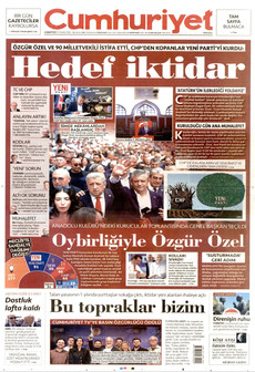 CUMHURİYET 25 Temmuz 2026 gazete manşeti
