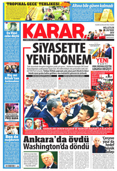 KARAR 25 Temmuz 2026 gazete manşeti