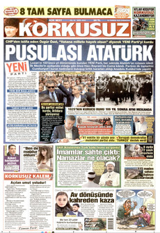 KORKUSUZ 25 Temmuz 2026 gazete manşeti