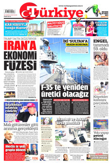 TÜRKİYE GAZETESİ 26 Temmuz 2026 gazete manşeti