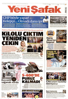YENİ ŞAFAK 26 Temmuz 2026 gazete manşeti
