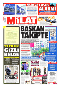 MİLAT 26 Temmuz 2026 gazete manşeti