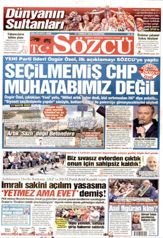 SÖZCÜ 27 Temmuz 2026 gazete manşeti