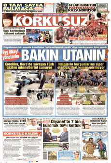 KORKUSUZ 27 Temmuz 2026 gazete manşeti