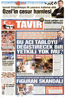 TAVIR GAZETESİ 27 Temmuz 2026 gazete manşeti