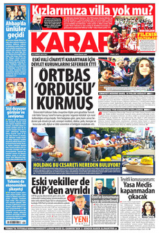 KARAR 28 Temmuz 2026 gazete manşeti