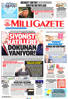 MİLLİ GAZETE 29 Temmuz 2026 gazete manşeti