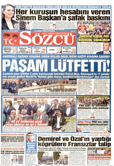 SÖZCÜ 30 Temmuz 2026 gazete manşeti