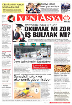 YENİ ASYA 30 Temmuz 2026 gazete manşeti