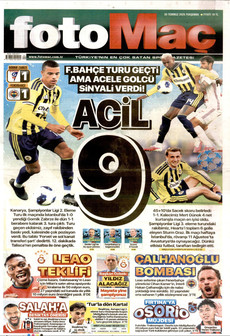FOTOMAÇ 30 Temmuz 2026 gazete manşeti