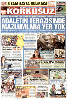 KORKUSUZ 30 Temmuz 2026 gazete manşeti