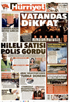 HÜRRİYET 31 Temmuz 2026 gazete manşeti