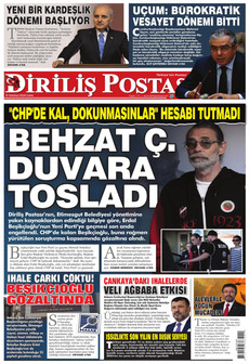 DİRİLİŞ POSTASI 31 Temmuz 2026 gazete manşeti