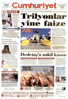 CUMHURİYET 2 Ağustos 2026 gazete manşeti
