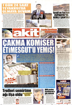 YENİ AKİT 3 Ağustos 2026 gazete manşeti