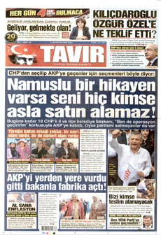 TAVIR GAZETESİ 4 Ağustos 2026 gazete manşeti