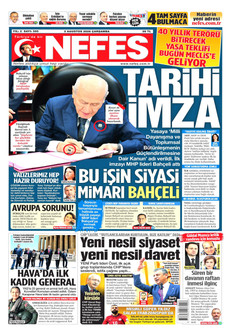 NEFES 5 Ağustos 2026 gazete manşeti