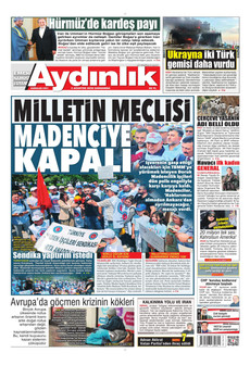 AYDINLIK GAZETESİ 5 Ağustos 2026 gazete manşeti