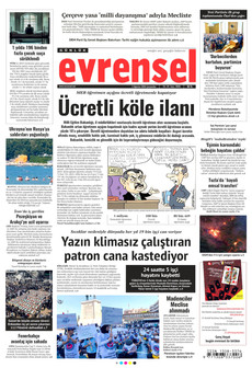 EVRENSEL 5 Ağustos 2026 gazete manşeti