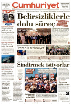 CUMHURİYET 6 Ağustos 2026 gazete manşeti