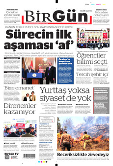 BİRGÜN 6 Ağustos 2026 gazete manşeti