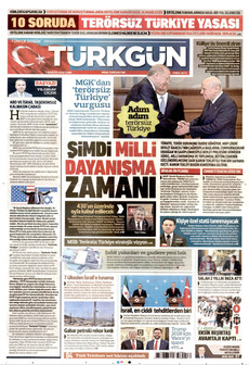 TÜRKGÜN 7 Ağustos 2026 gazete manşeti