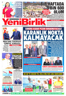 YENİBİRLİK 7 Ağustos 2026 gazete manşeti