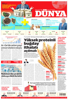 DÜNYA 7 Ağustos 2026 gazete manşeti