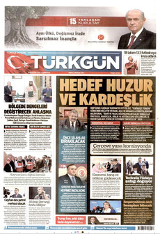 TÜRKGÜN 8 Ağustos 2026 gazete manşeti