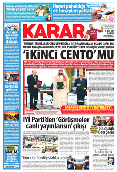 KARAR 8 Ağustos 2026 gazete manşeti