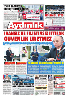 AYDINLIK GAZETESİ 8 Ağustos 2026 gazete manşeti