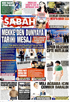 SABAH 8 Ağustos 2026 gazete manşeti