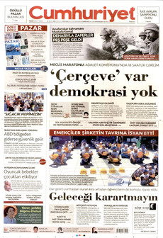 CUMHURİYET 9 Ağustos 2026 gazete manşeti