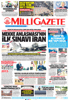 MİLLİ GAZETE 9 Ağustos 2026 gazete manşeti
