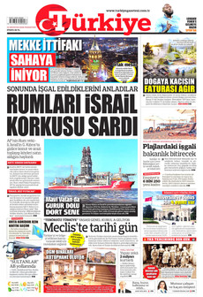 TÜRKİYE GAZETESİ 10 Ağustos 2026 gazete manşeti