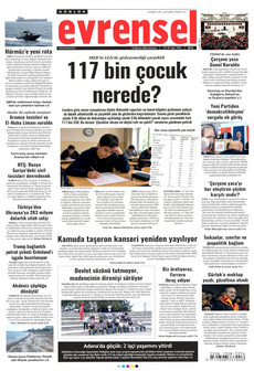 EVRENSEL 10 Ağustos 2026 gazete manşeti