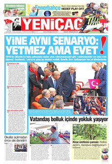 YENİÇAĞ 11 Ağustos 2026 gazete manşeti