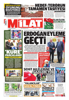 MİLAT 11 Ağustos 2026 gazete manşeti