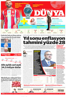 DÜNYA 14 Ağustos 2026 Gazete Manşeti Küçük