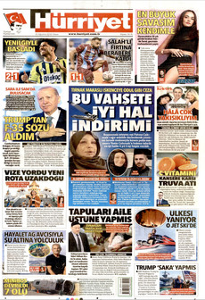 HÜRRİYET 16 Ağustos 2026 Gazete Manşeti Küçük