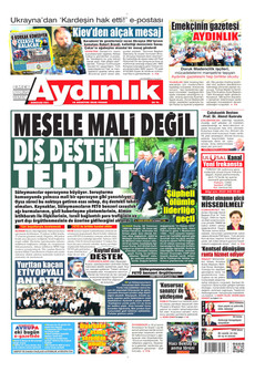 AYDINLIK GAZETESİ 16 Ağustos 2026 Gazete Manşeti Küçük