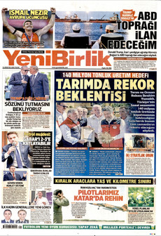 YENİBİRLİK 16 Ağustos 2026 Gazete Manşeti Küçük