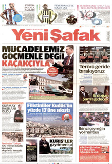 YENİ ŞAFAK 16 Ağustos 2026 gazete manşeti
