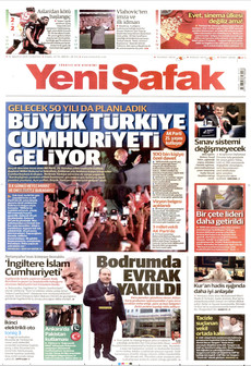 YENİ ŞAFAK 15 Ağustos 2026 gazete manşeti