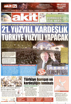 YENİ AKİT 15 Ağustos 2026 gazete manşeti