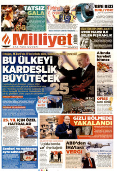 MİLLİYET 15 Ağustos 2026 gazete manşeti